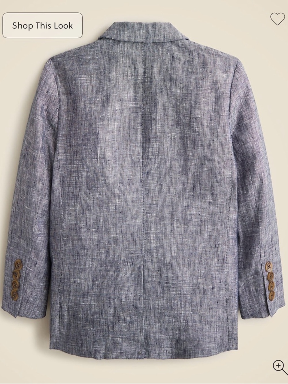 NWT- NEW Crew Crewcuts Boys' Lightweight Gray linen Suit Jacket & Pants Set - Picture 4 of 9